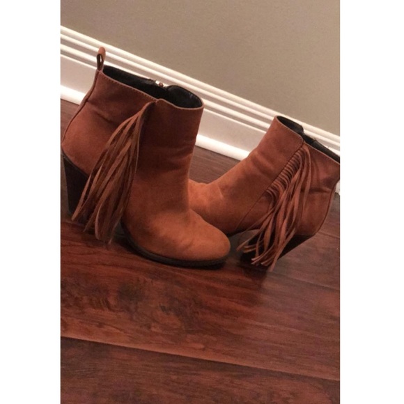 Burnt orange booties - Picture 1 of 1